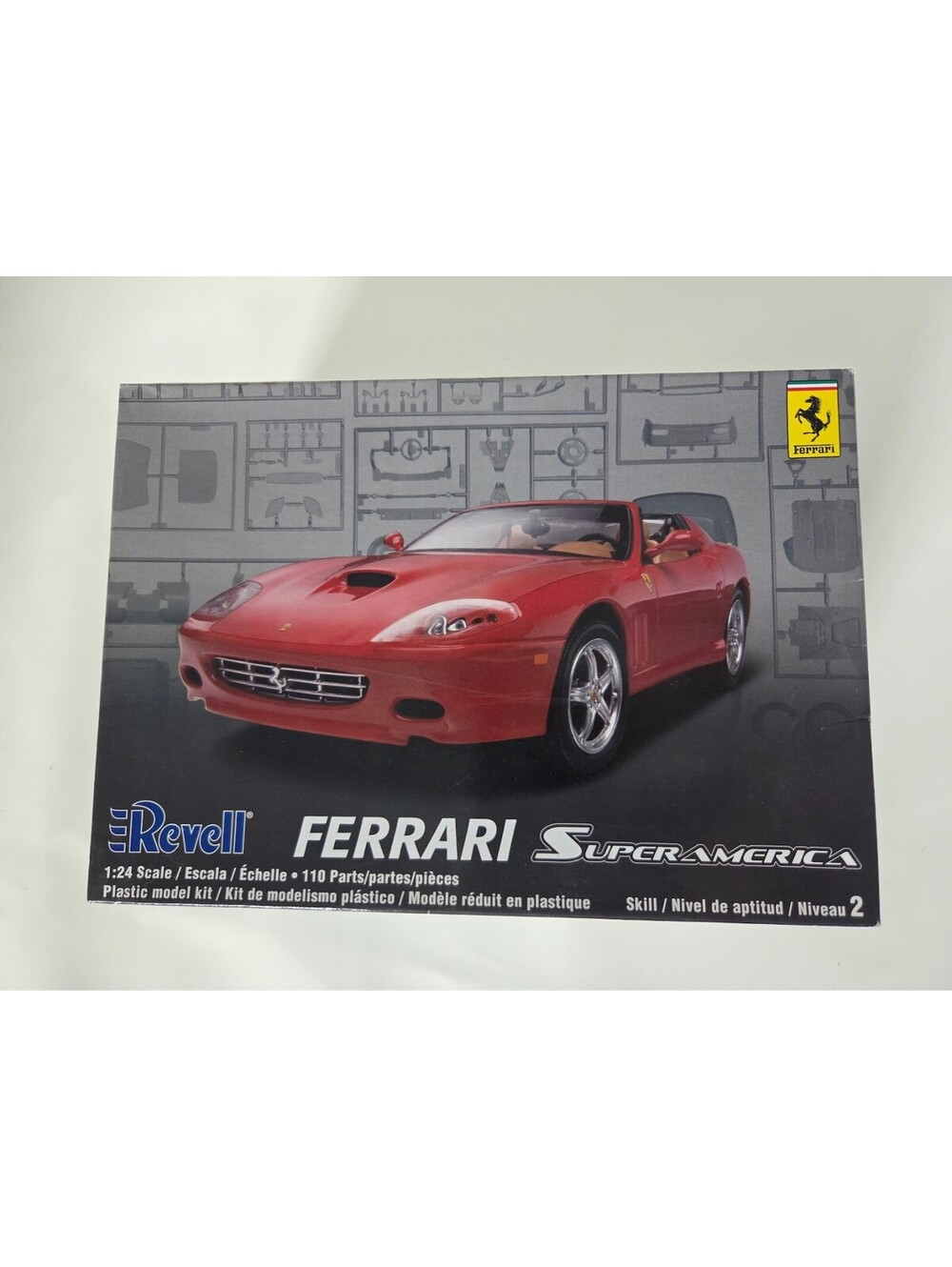 Revell Ferrari Superamerica 1/24 Scale Model Kit 110 Parts Skill Level 2